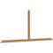 Ekena Millwork Portland Timber Gable Bracket, Western Red Cedar, 108"W x 45"H x 1 1/2"D x 3 1/2"F, 10/12 Pitch GBW108X45X0204POR00SWR - alternate 3